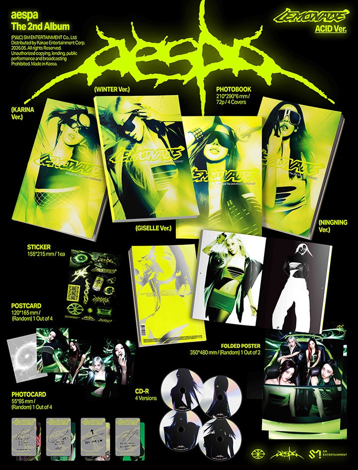 AESPA - LEMONADE / THE 2ND ALBUM (ACID VER.)