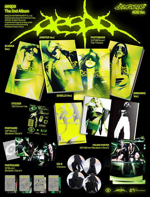 AESPA - LEMONADE / THE 2ND ALBUM (ACID VER.)