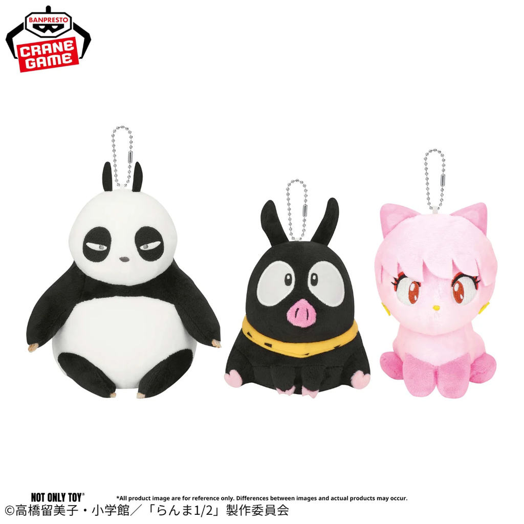 [SEGA] RANMA 1/2 PLUSH TOY P-CHAN / GENMA(PANDA) / SHAMPOO(CAT)
