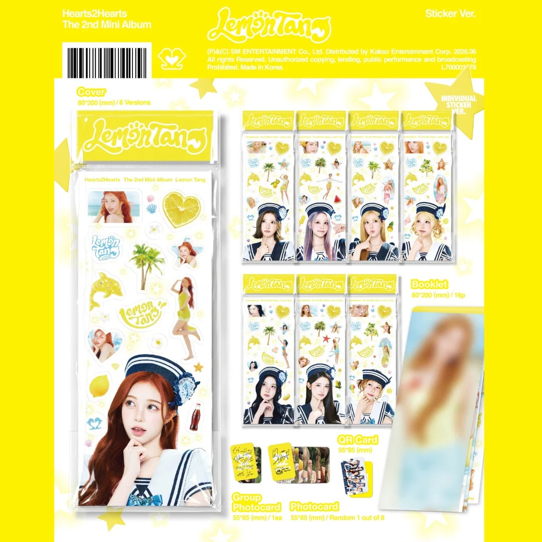 HEARTS2HEARTS - [LEMON TANG] (STICKER VER.)