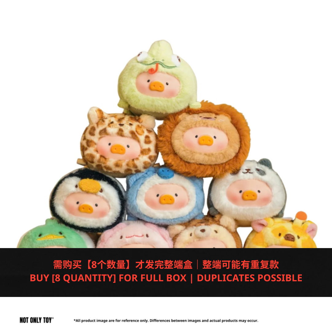 LuLu the Piggy Animal Party Vol. 2 - Stick together PVC Face Plush Keychain (Blind Box)