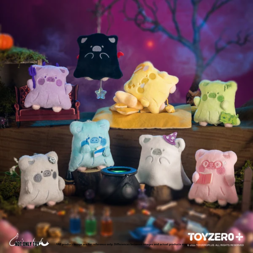 LuLu the Piggy Horror Story Series - Moody Boo Plush Keychain Blind Box