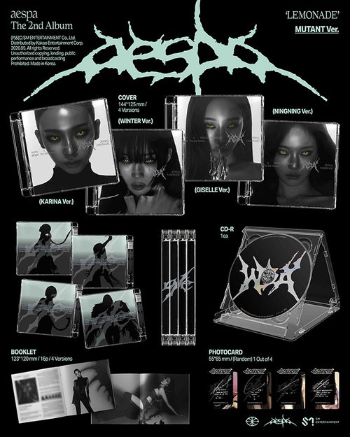 AESPA - LEMONADE / THE 2ND ALBUM (MUTANT VER.)