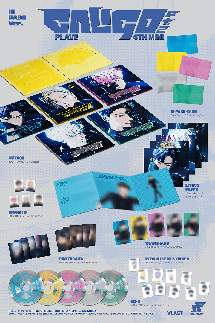 PLAVE - 4th Mini Album 'Caligo Pt.2' (ID PASS Ver.)