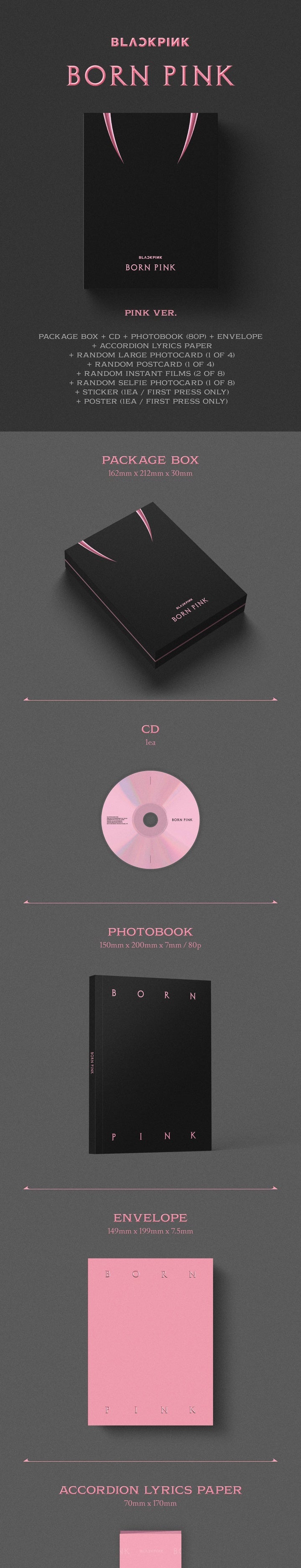 BLACKPINK《BORN PINK》SET