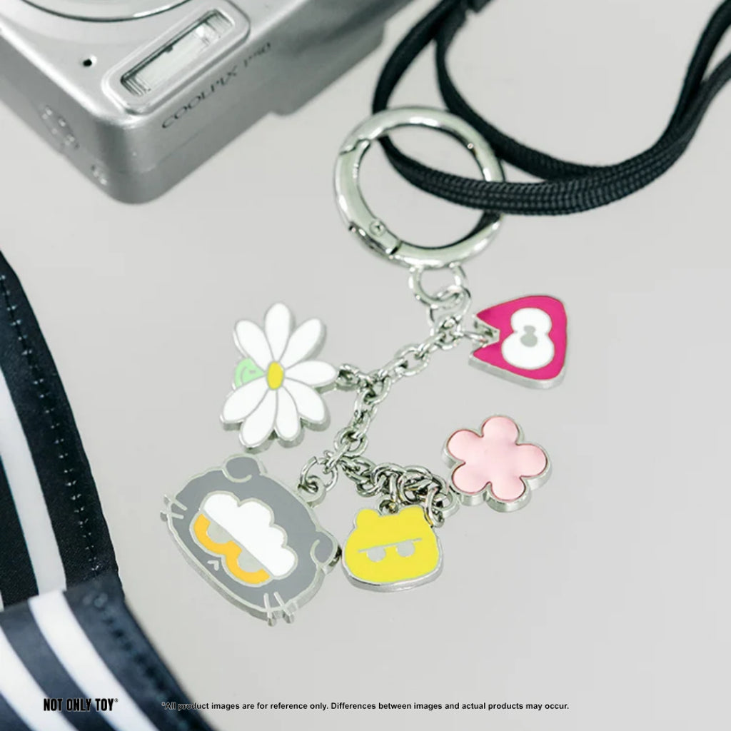 ZO&FRIENDS Metal Keyring Signature