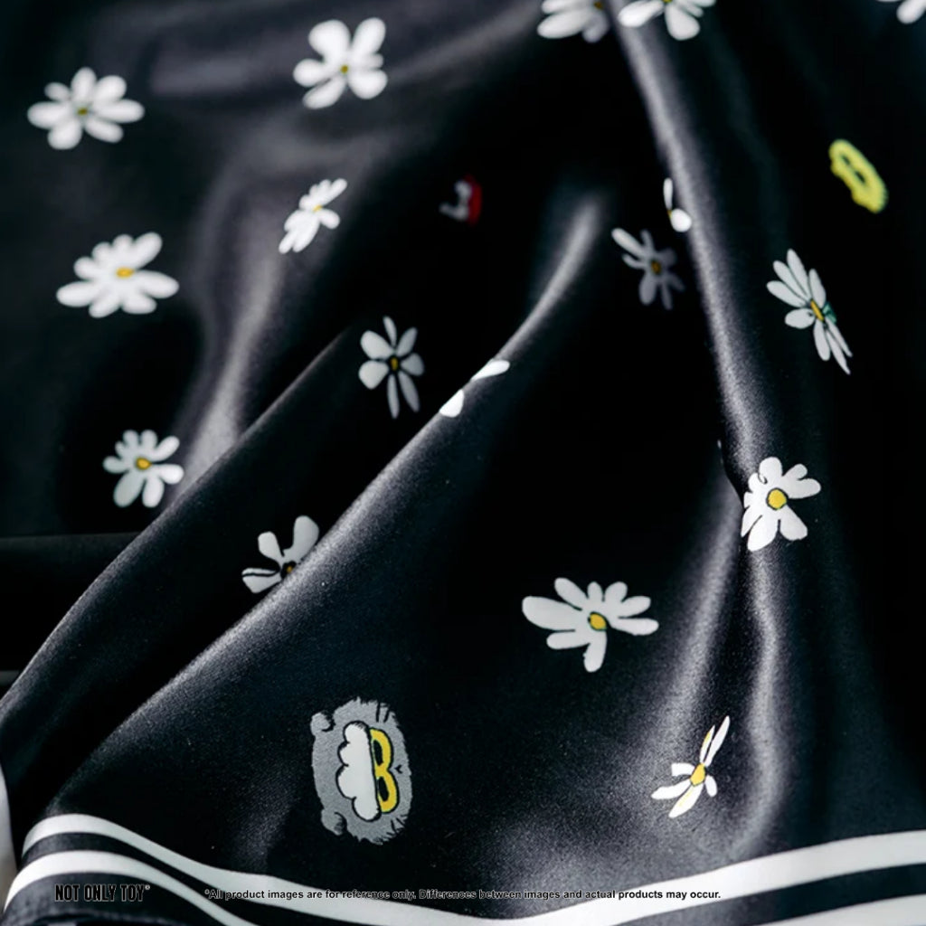 ZO&FRIENDS Scarf Black / White