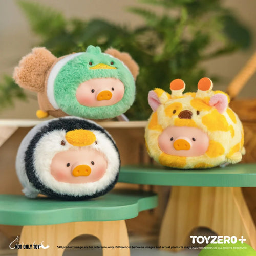 LuLu the Piggy Animal Party Vol. 2 - Stick together PVC Face Plush Keychain (Blind Box)