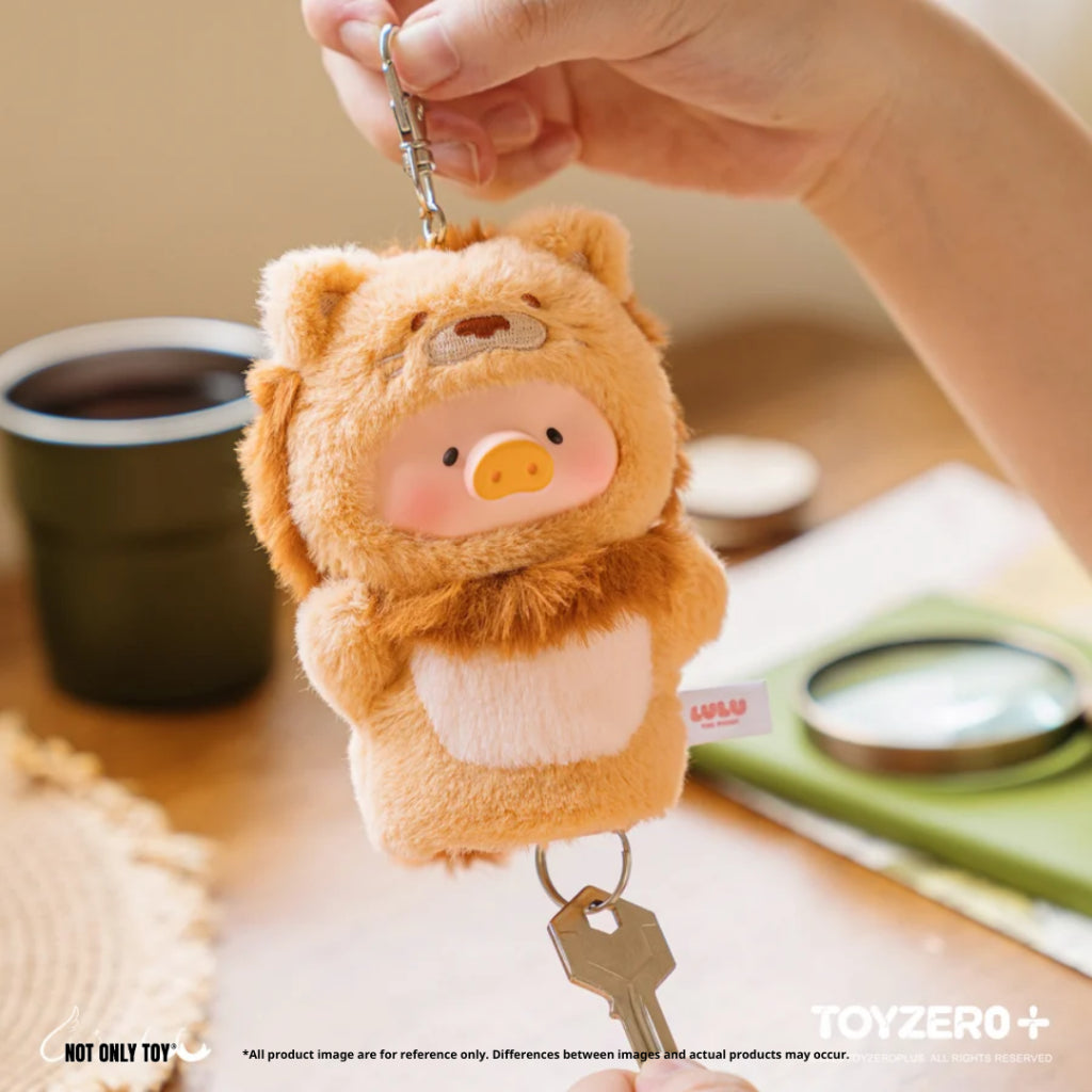 LuLu the Piggy Animal Party Vol. 2 - Cutest Butler PVC Face Plush Key Cover Keychain (Blind Box