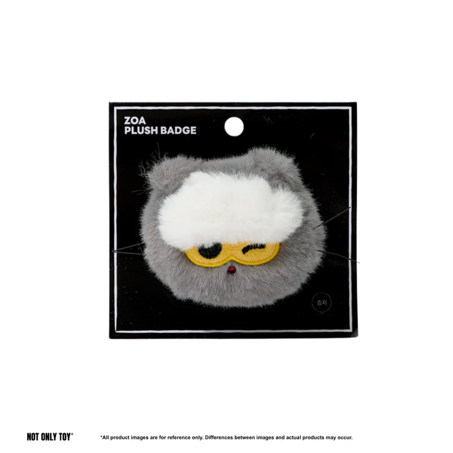 ZO&FRIENDS ZOA Plush Badge Signature