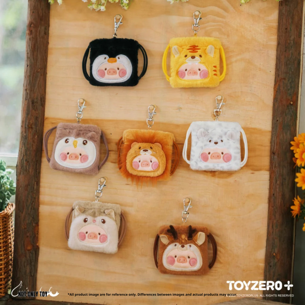 LuLu the Piggy Animal Party Vol. 2 - Mini Drawstring Plush Earphone Bag Keychain (Blind Box)