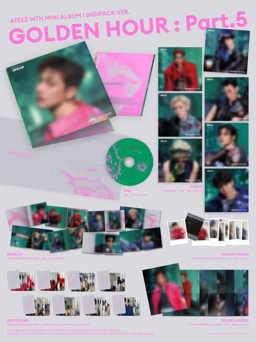 ATEEZ - [GOLDEN HOUR : Part.5] DIGIPACK