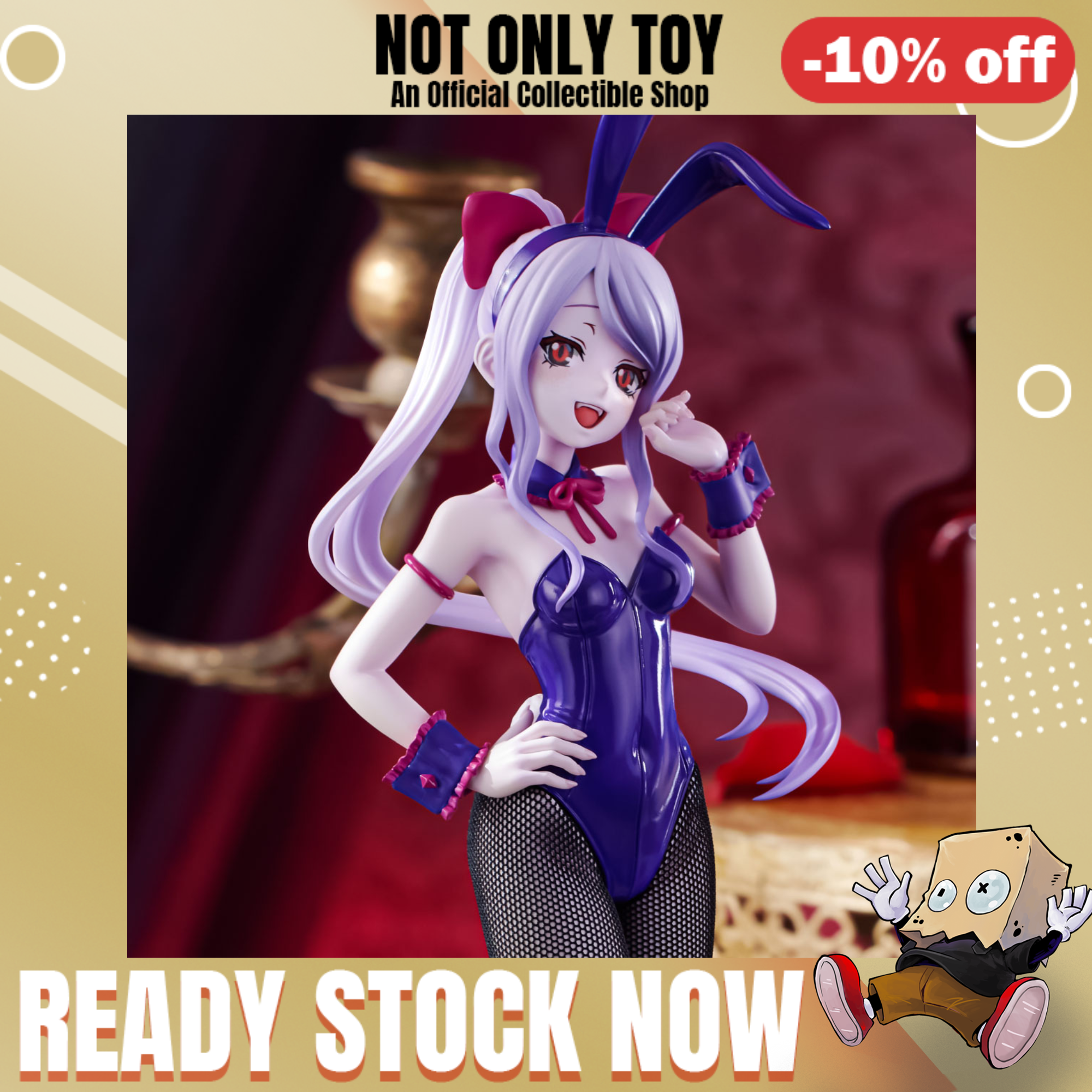 Overlord – Figura Shalltear Bloodfallen BiCute Bunnies 26 Cm – Furyu PVC Collezione Anime